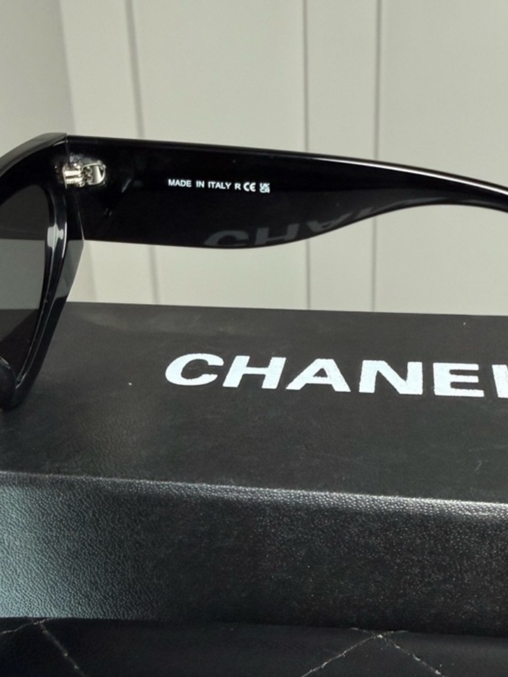 CHANEL Black Cat-Eye Sunglasses - Picture 3 of 4